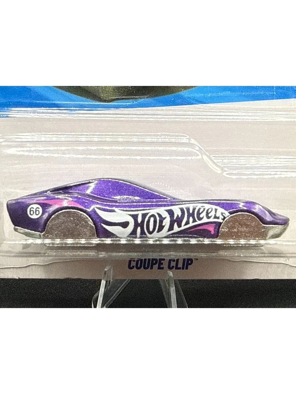 Hot Wheels Coupe Clip - Experimotors 4/5 (Purple) - New on Card - 93/250